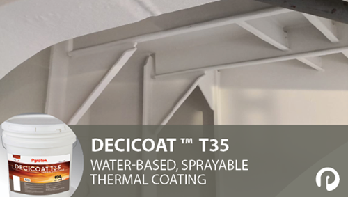 Pyrotek,Decicoat™,spray-on thermal insulation coating