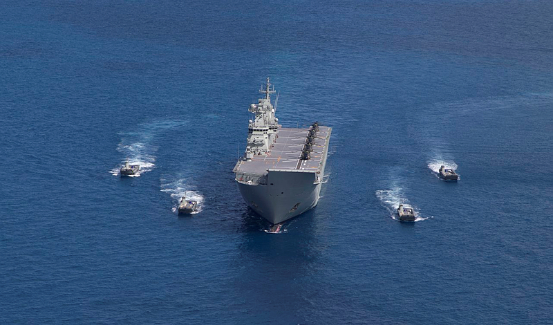 HMAS Canberra initial operational capability