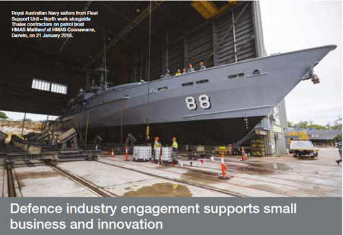 Government supporting Australia's defence industry